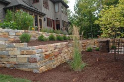 Retaining Walls ~ Stone Steps ~ Pillars - Lang Landscape LLC ~ Wisconsin